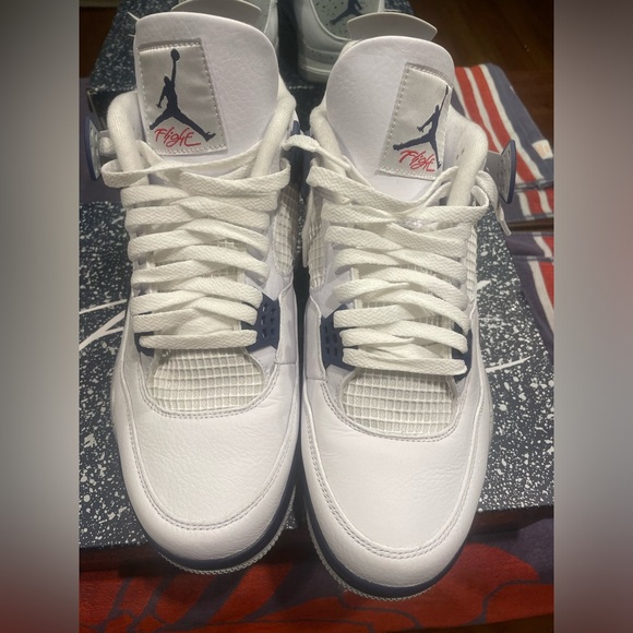 midnight navy jordan 4’s - Picture 7 of 7